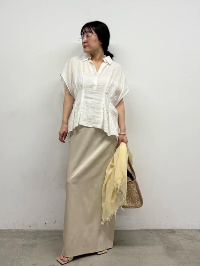 GALLARDAGALANTEの【Jhuri Shate】ハーフサークルバッグ/Lを使ったコーディネートを紹介します。｜Rakuten Fashion(楽天ファッション／旧楽天ブランドアベニュー)6913858