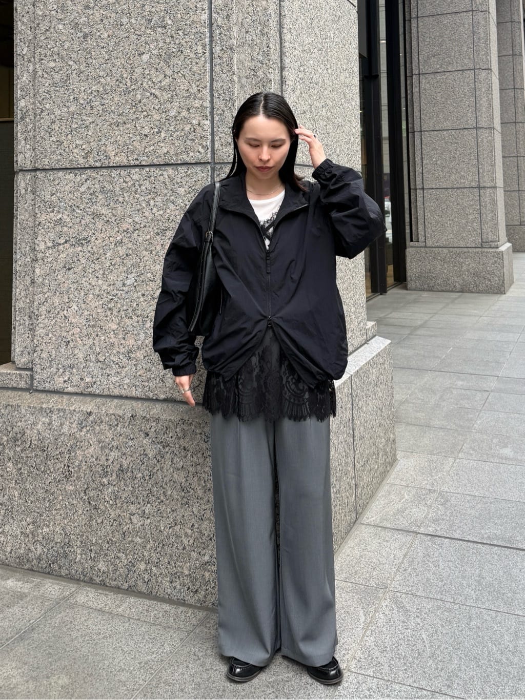 Discoatの【UPF50】UVカットスタンドシャツブルゾンを使った 