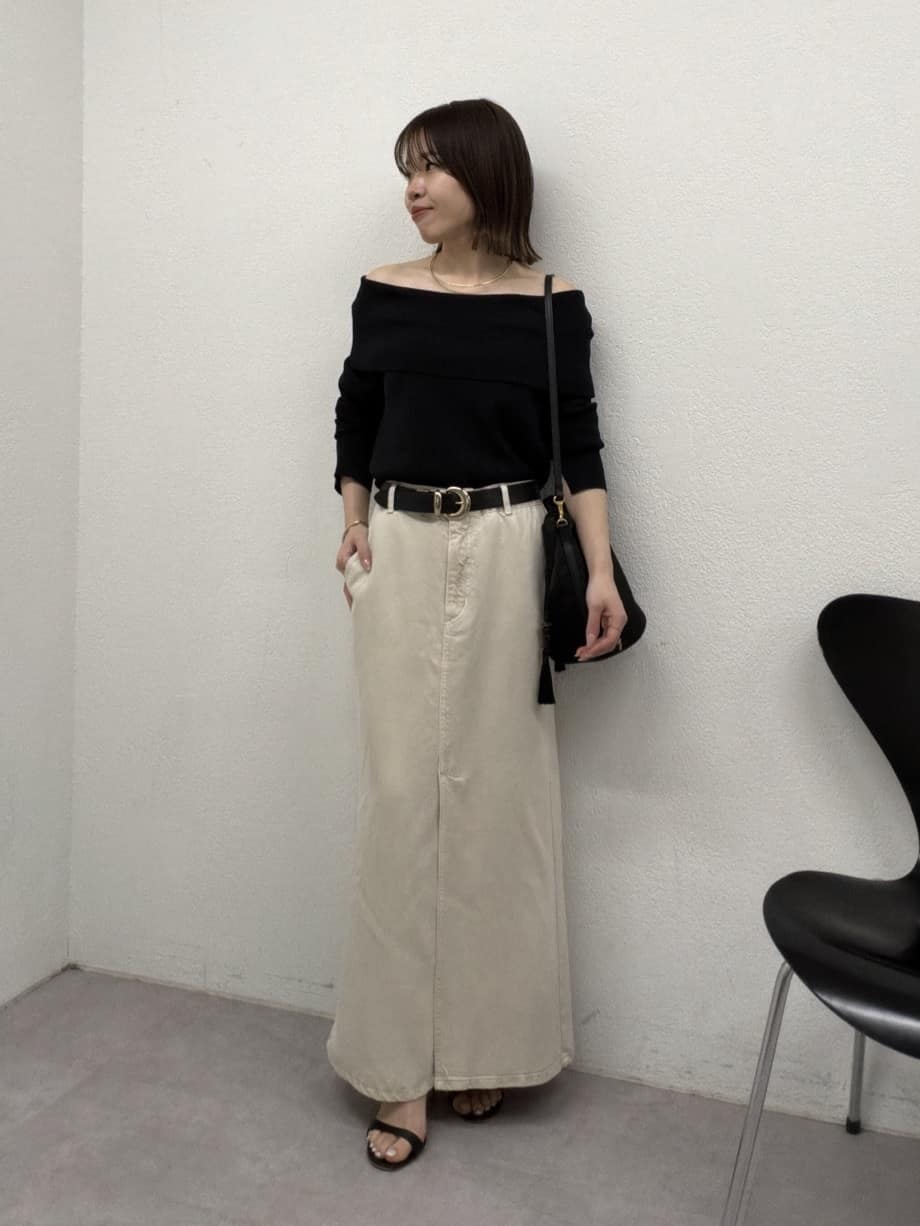 GALLARDAGALANTEの【セットアップ対応】リヨセルスリットスカートを使ったコーディネートを紹介します。｜Rakuten Fashion(楽天ファッション／旧楽天ブランドアベニュー)7029324