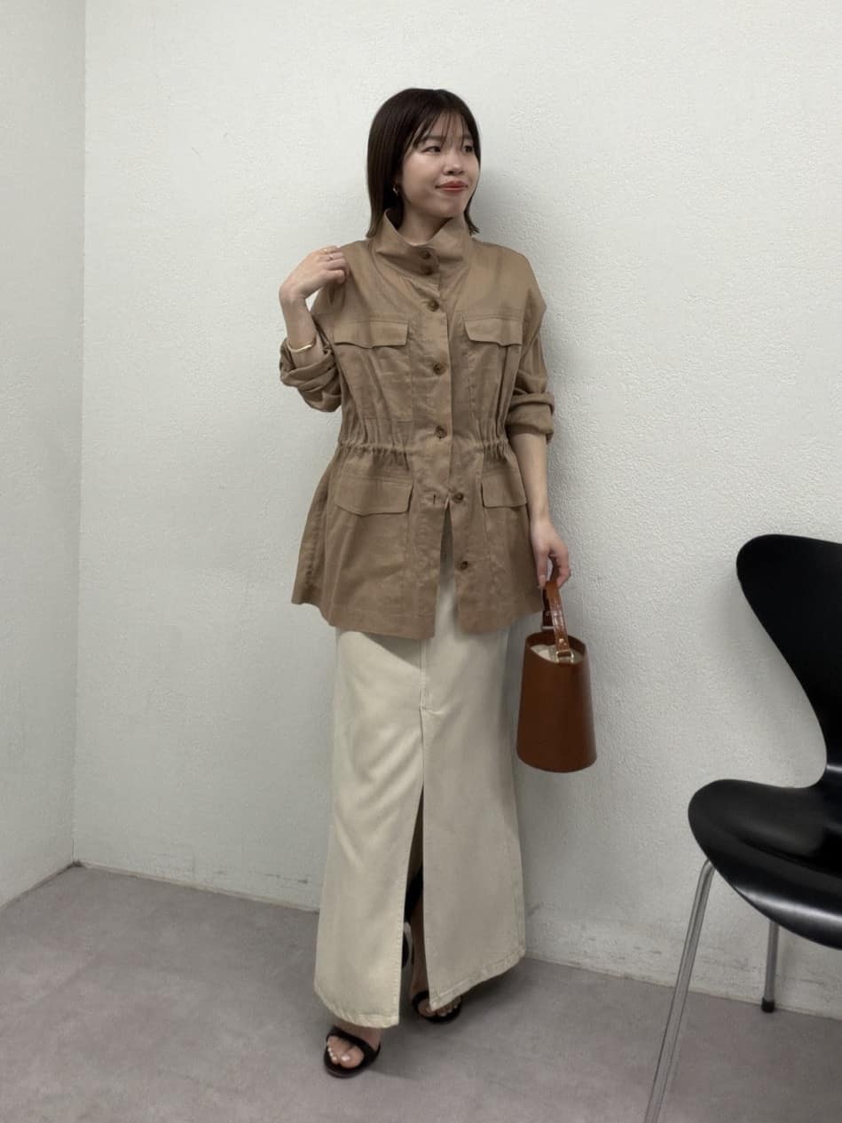 GALLARDAGALANTEの【セットアップ対応】リヨセルスリットスカートを使ったコーディネートを紹介します。｜Rakuten Fashion(楽天ファッション／旧楽天ブランドアベニュー)7029332