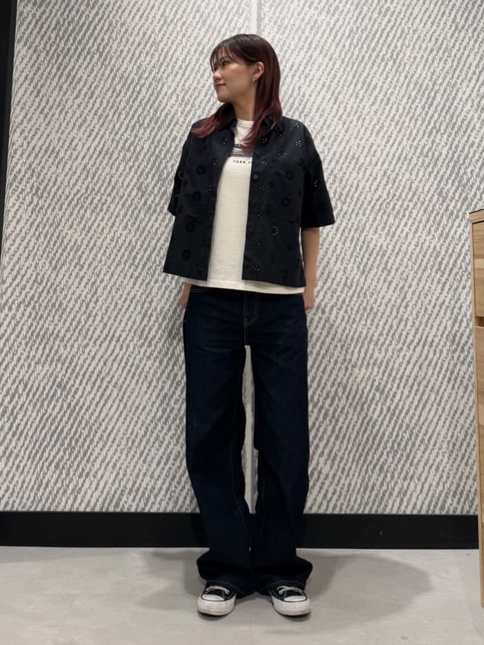 Levi's | BLUETAB(TM) DROP バレルジーンズ ダークインディゴ