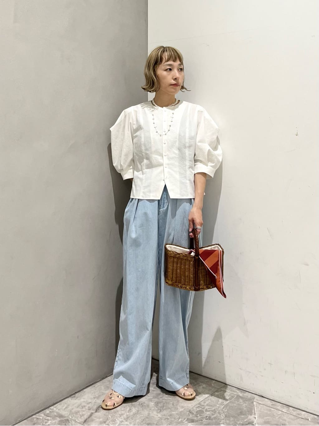 UNITED ARROWS | <conte>タック デニムワイドパンツ | Rakuten Fashion