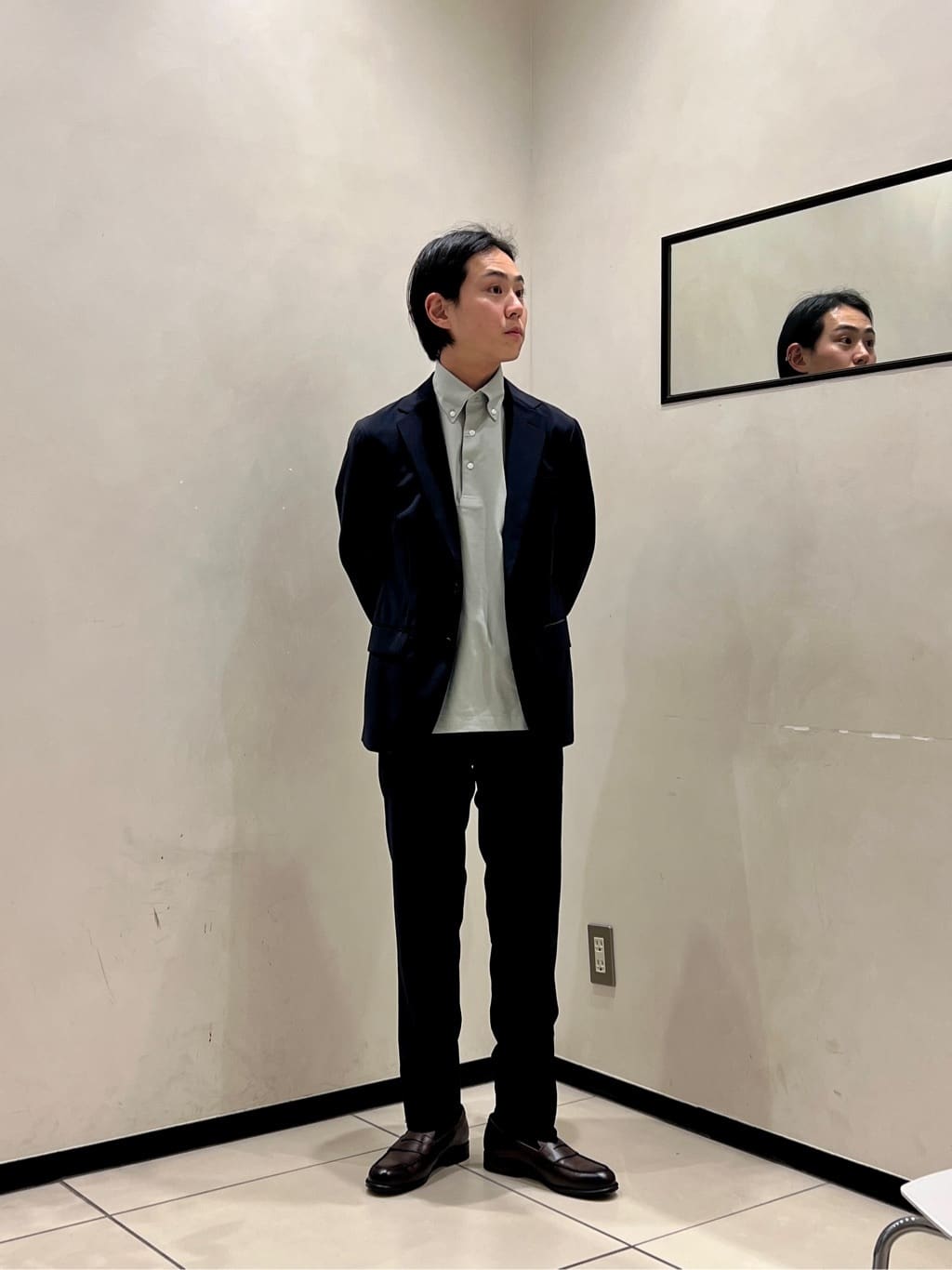 UNITED ARROWS green label relaxing | A+ TWPU トロピカル無地 スリム