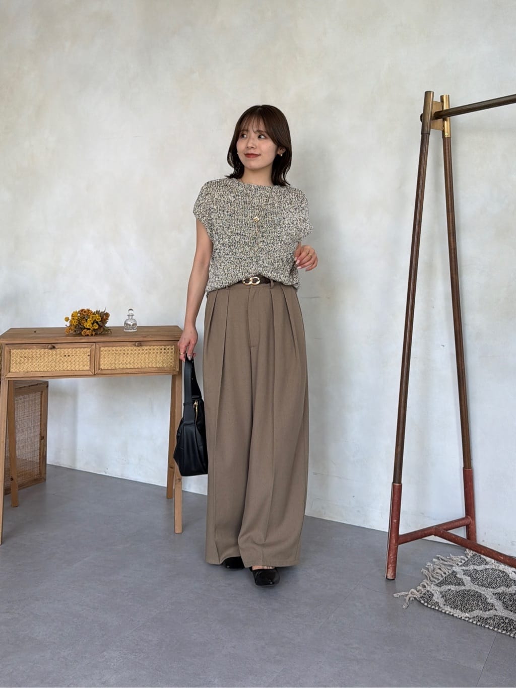 Thevon.のMIXフレンチニットを使ったコーディネート | Rakuten Fashion