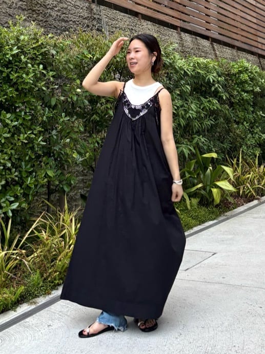 GALLARDAGALANTEの【2.718】ビジュートングサンダルを使ったコーディネートを紹介します。｜Rakuten Fashion(楽天ファッション／旧楽天ブランドアベニュー)7031426