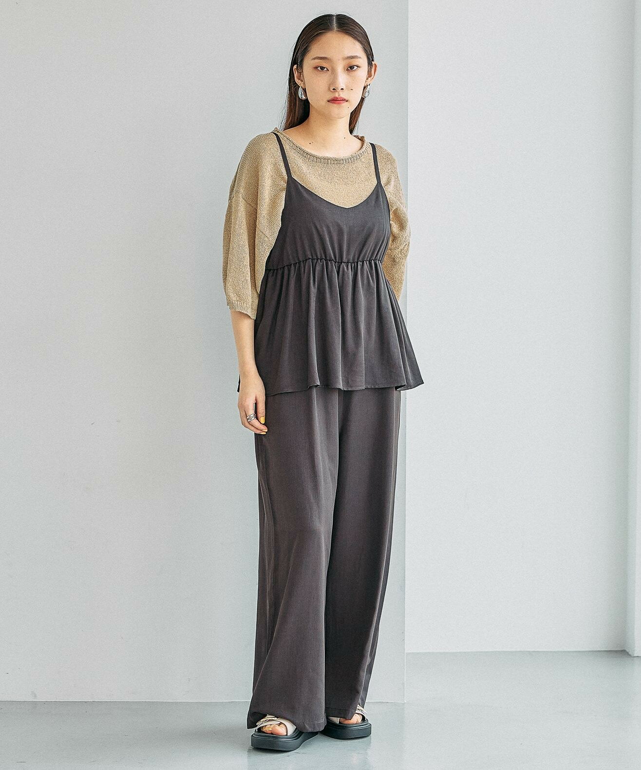 LEPSIM | ペプラムキャミサロペット | Rakuten Fashion(楽天