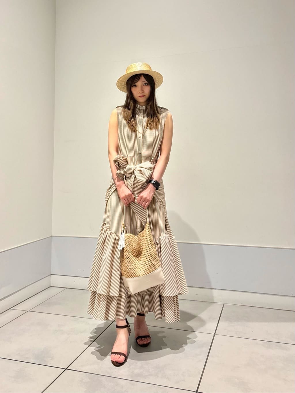 allureville | 【LOULOU WILLOUGHBY】レイヤードレープワンピース