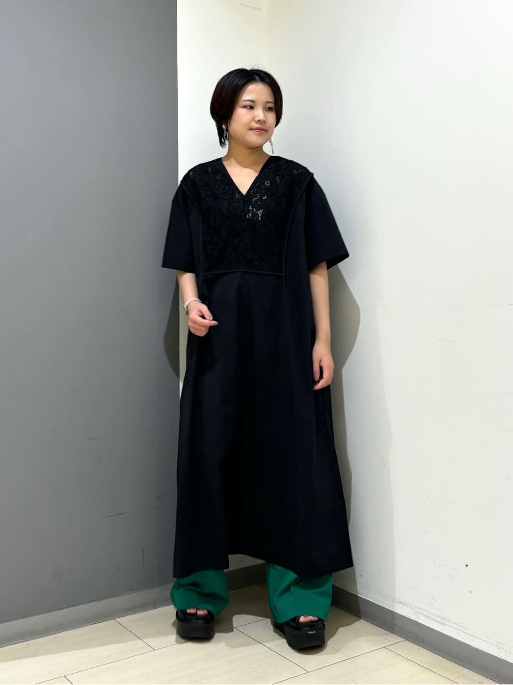 ADORE | レースヨークタイプライターワンピース | Rakuten Fashion