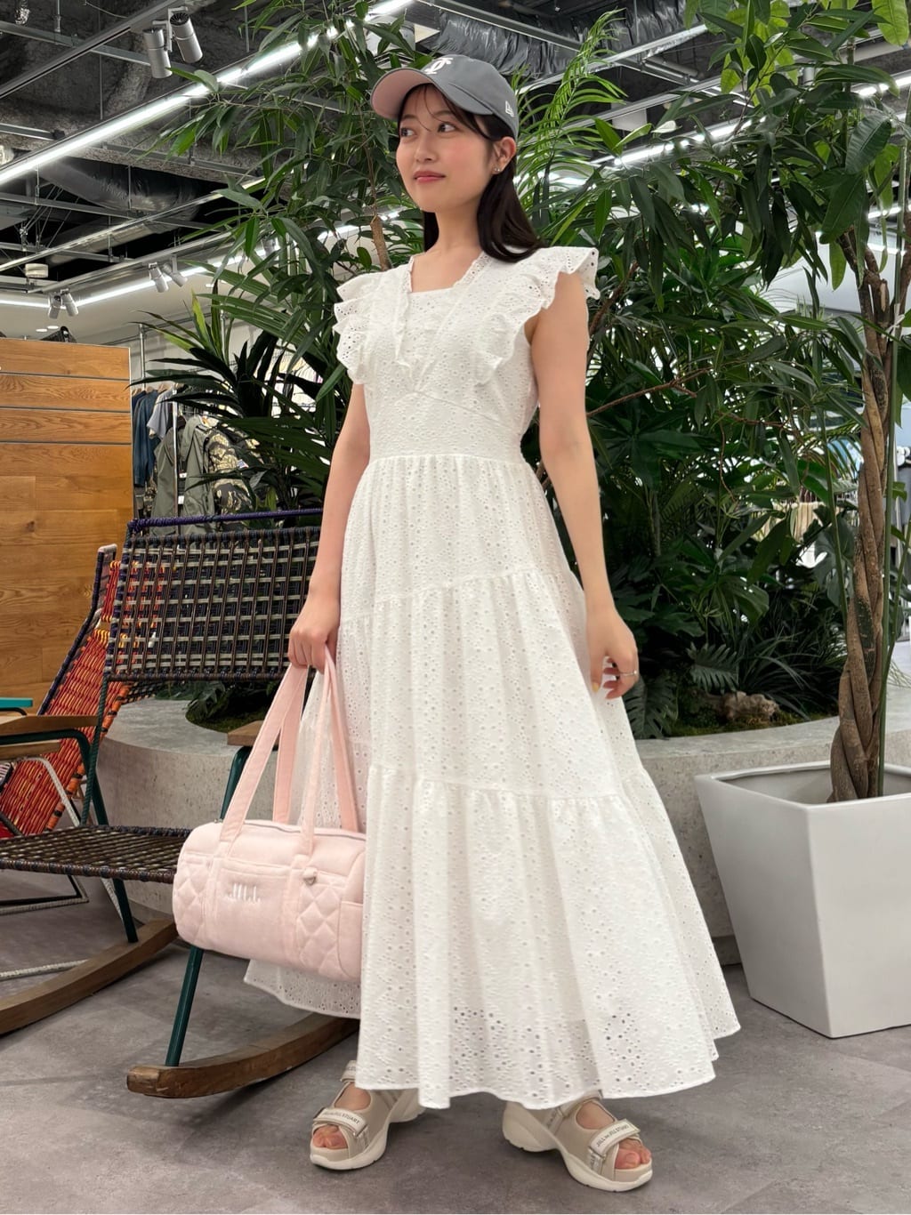 JILL by JILL STUART | カットワークティアードワンピース | Rakuten
