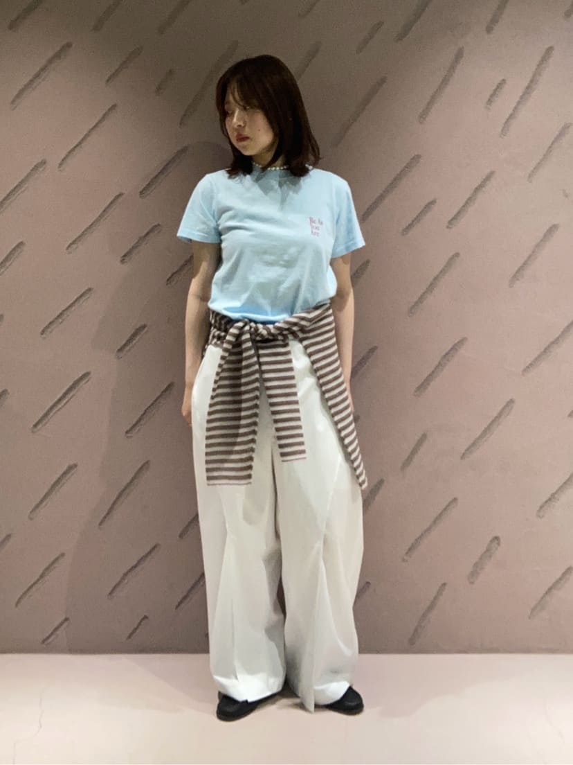 BEAUTY&YOUTH UNITED ARROWS | <6(ROKU)>ポリエステル麻 ボーダー
