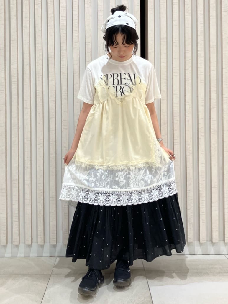 FREAK'S STORE | レースキャミ ドッキングTシャツ | Rakuten Fashion