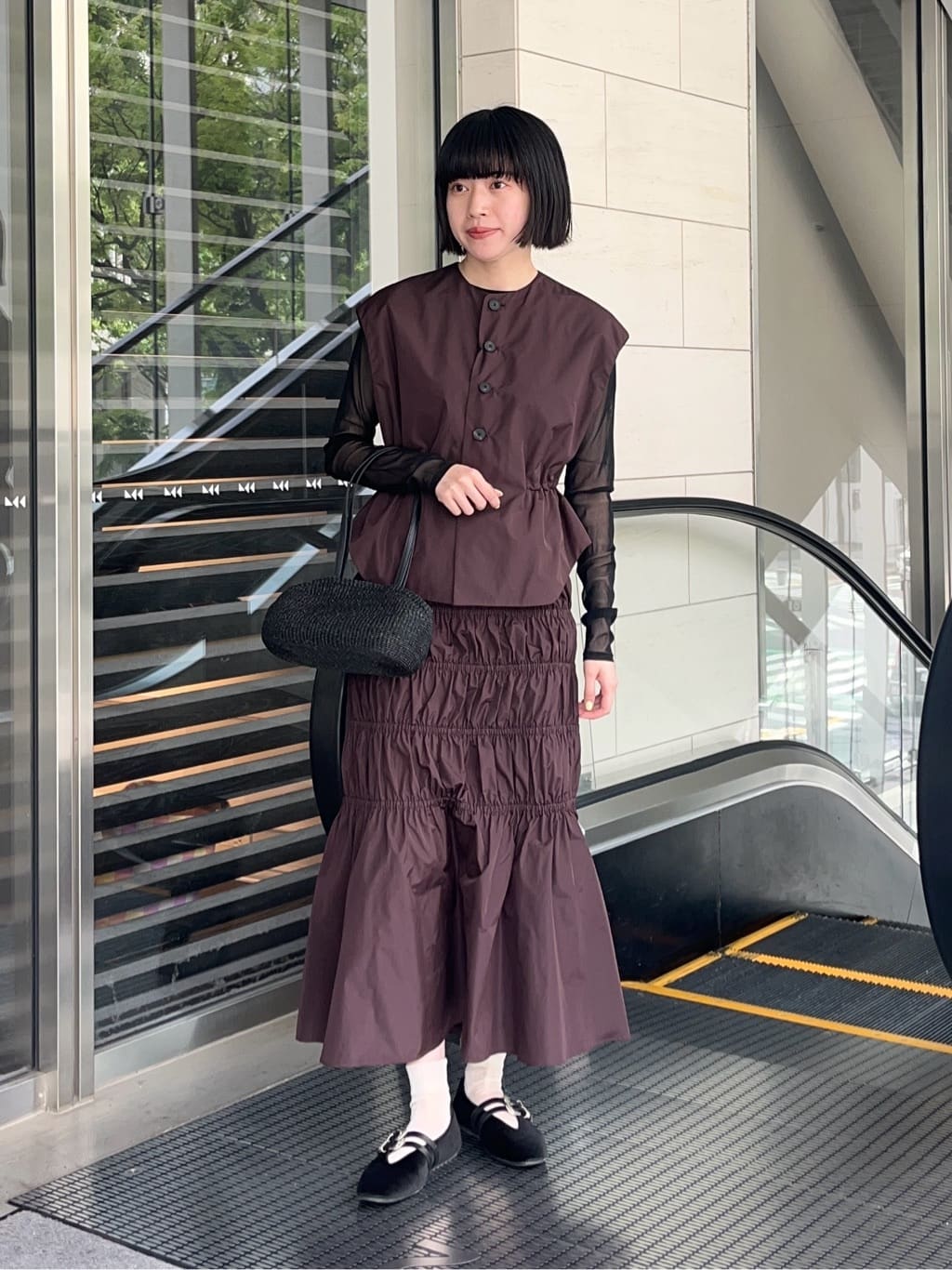 UNITED ARROWS | <LOEFF>グロッシー タフタ ギャザー スカート