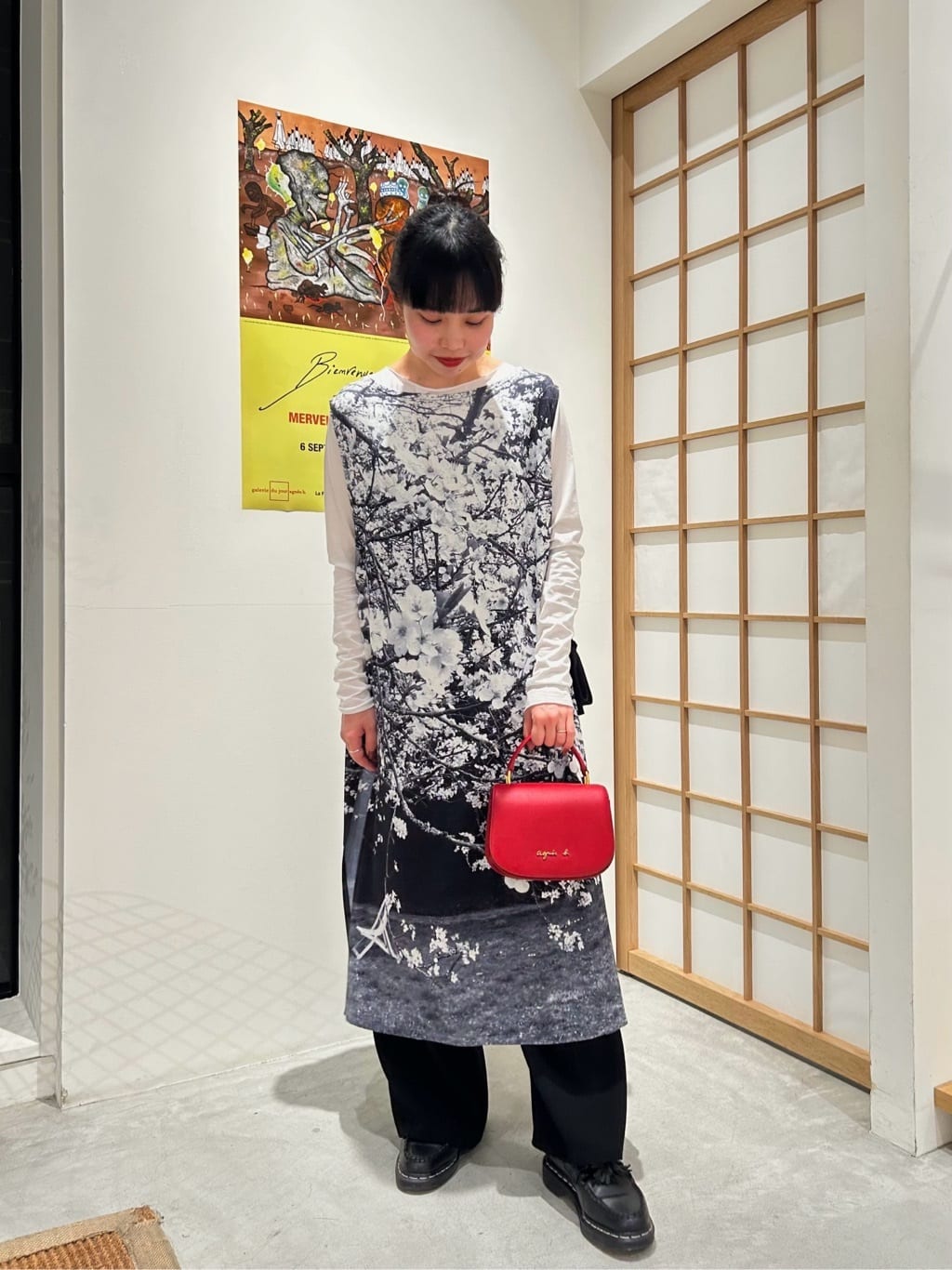agnes b. | 【by R 限定品】agnes b. レザー 2way ショルダーバッグ