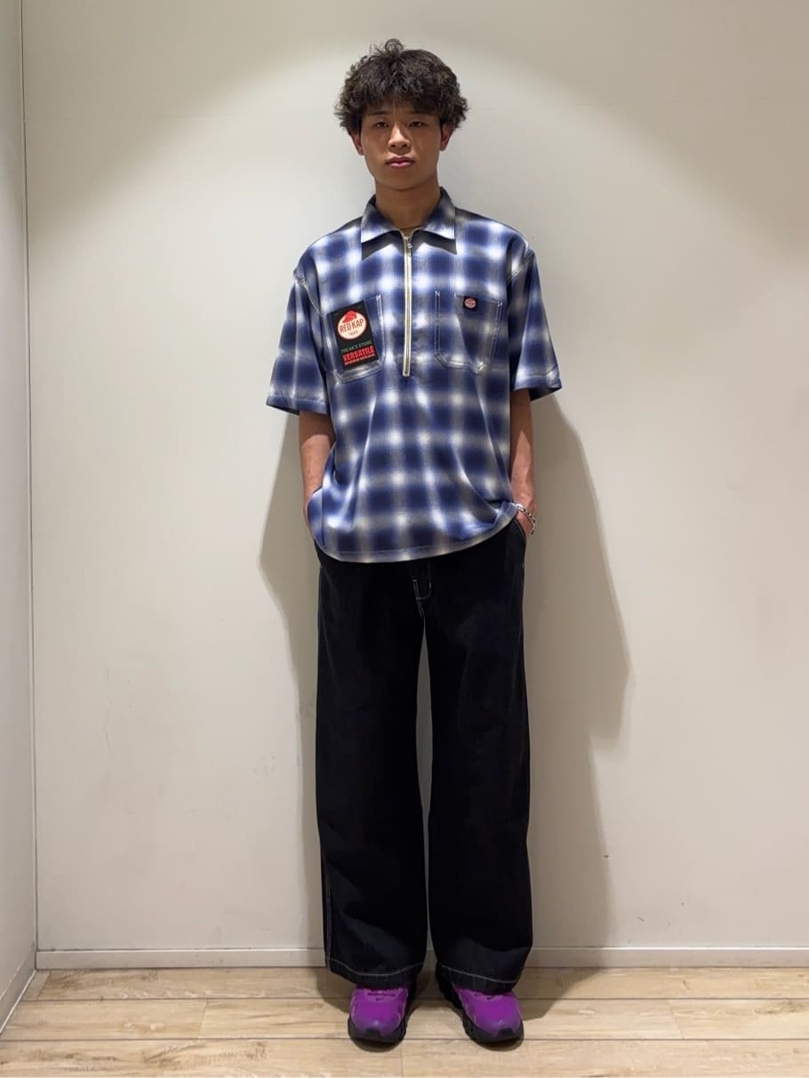 FREAK'S STORE | 別注 リラックスフィット ハーフジップ ワンポイント