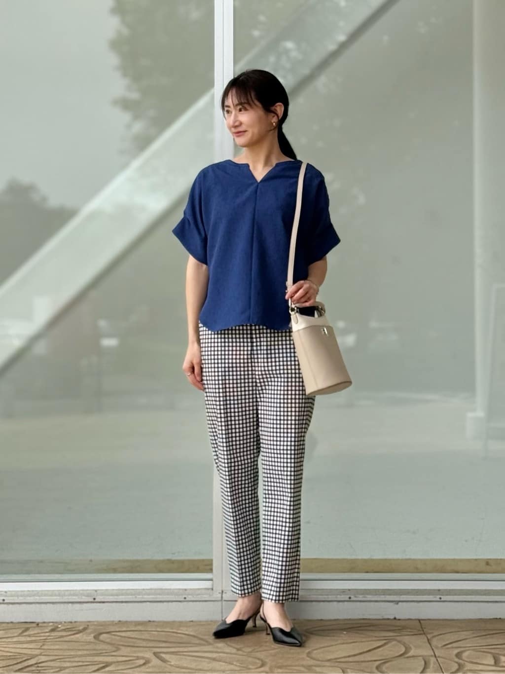 UNITED ARROWS LTD. OUTLET | リネンライク キーネック ドルマン