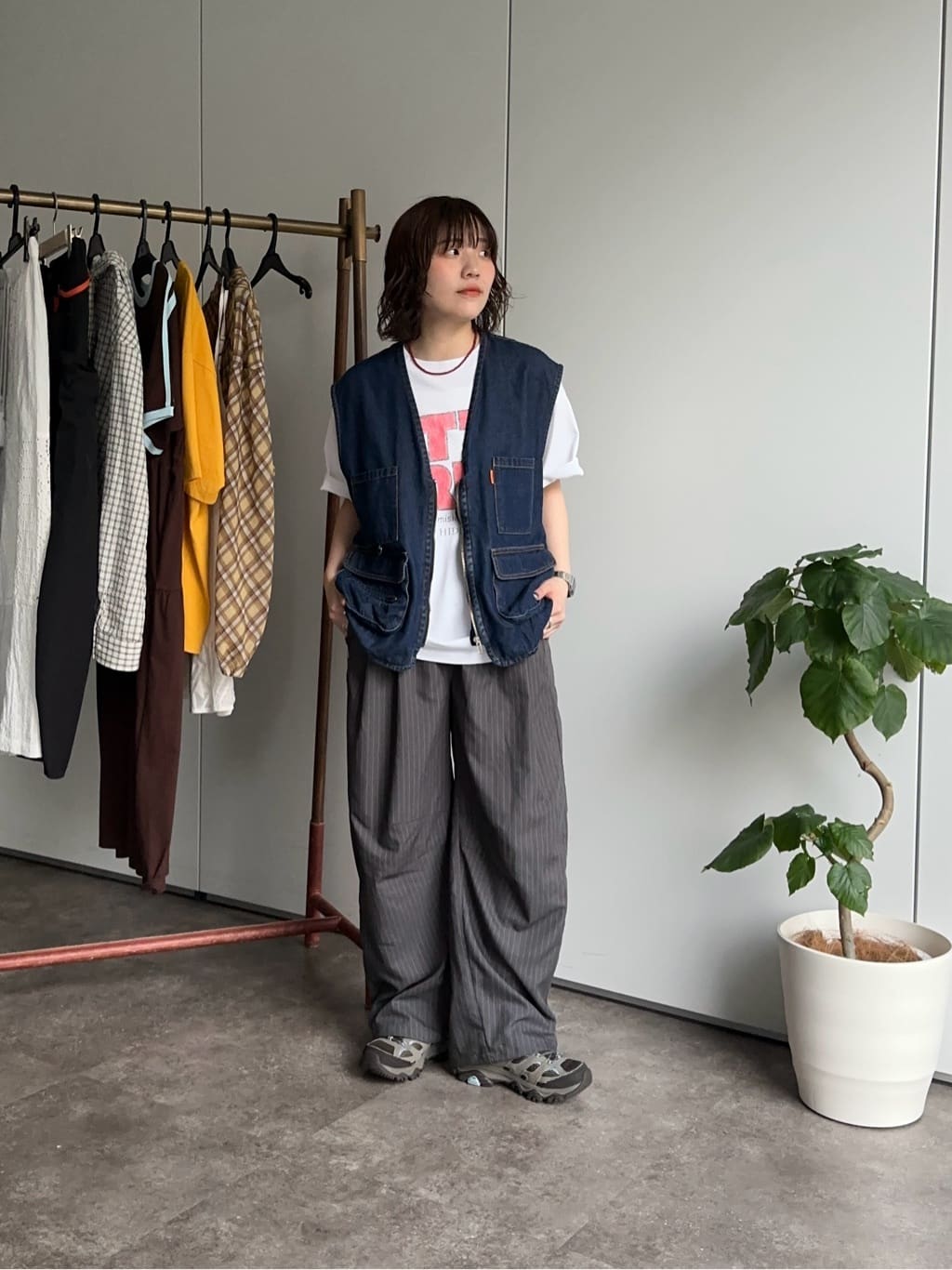 CPCM | レーヨン混デニムフィッシングベスト | Rakuten Fashion(楽天