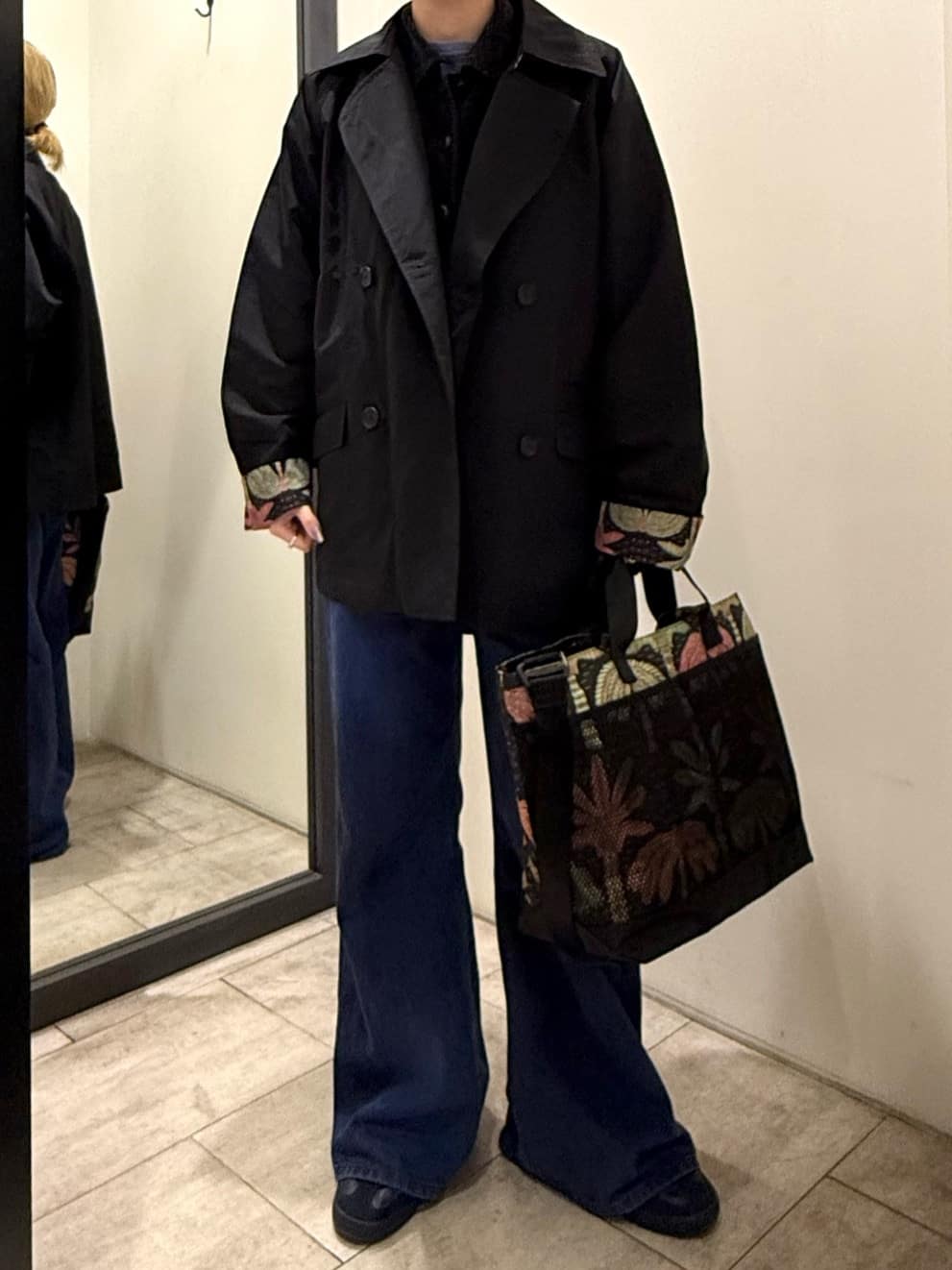 PAL GROUP OUTLETの【ear PAPILLONNER】コラボリバーシブルハーフコートを使ったコーディネートを紹介します。｜Rakuten Fashion(楽天ファッション／旧楽天ブランドアベニュー)7039164