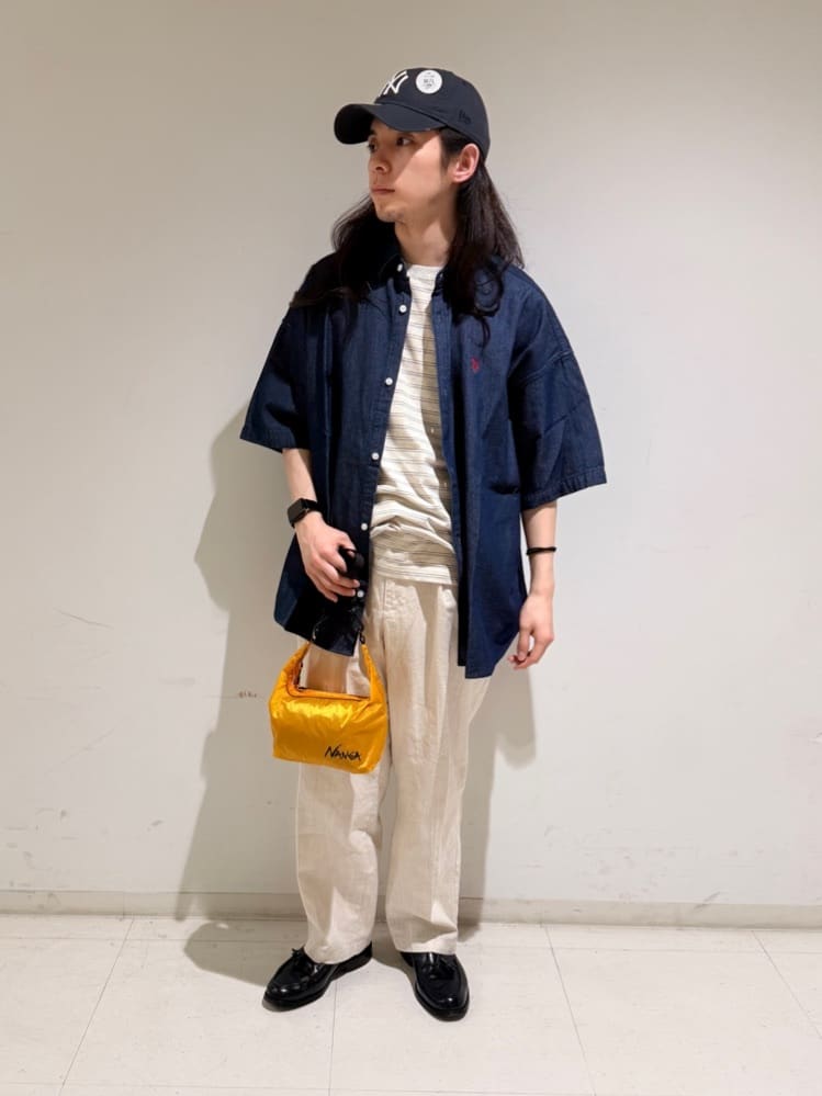 FREAK'S STORE | 別注 ワンポイント デニム ショートスリーブシャツ