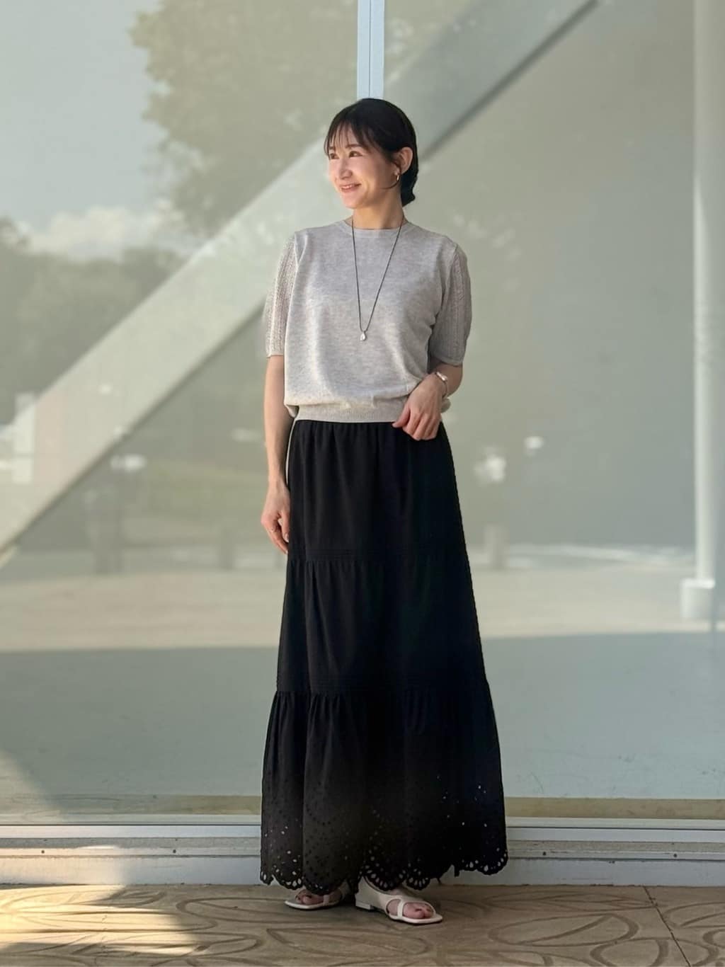 UNITED ARROWS LTD. OUTLET | ピンタックティアード レースロング