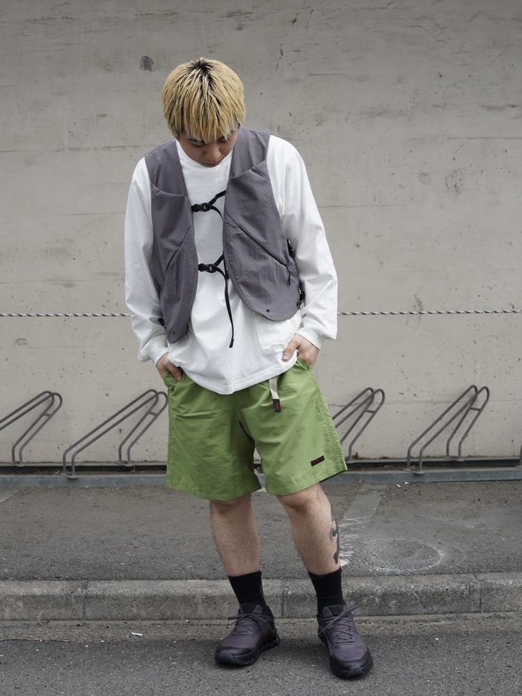 BEAVERのGramicci/グラミチ NYLON PACKABLE G-SHORT ナイロンパッカブルGショーツを使ったコーディネートを紹介します。｜Rakuten Fashion(楽天ファッション／旧楽天ブランドアベニュー)7041668