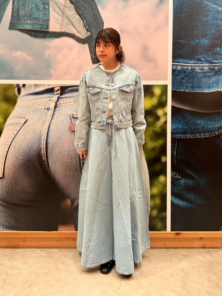 Levi's | XL スカート ライトインディゴ | Rakuten Fashion(楽天
