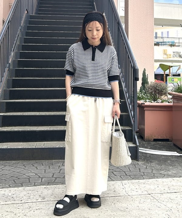 BEAMS HEART | 【7/2新規値下げ】カットデニム スカート 26SS