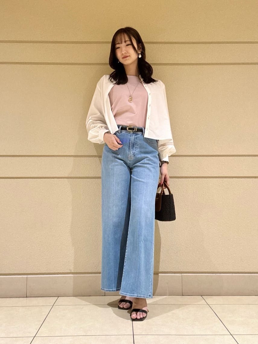 ANAYI | ブロードレース切り替えスリーブ ブラウス | Rakuten Fashion