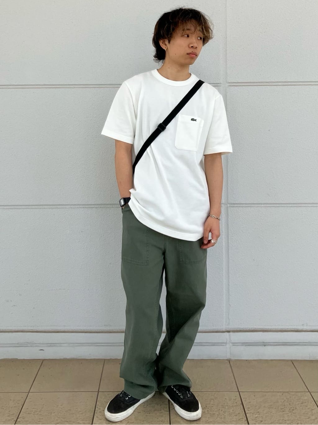 FREAK’S STOREのラコステ ワンポイント カノコTシャツを使ったコーディネートを紹介します。｜Rakuten Fashion(楽天ファッション／旧楽天ブランドアベニュー)7044199