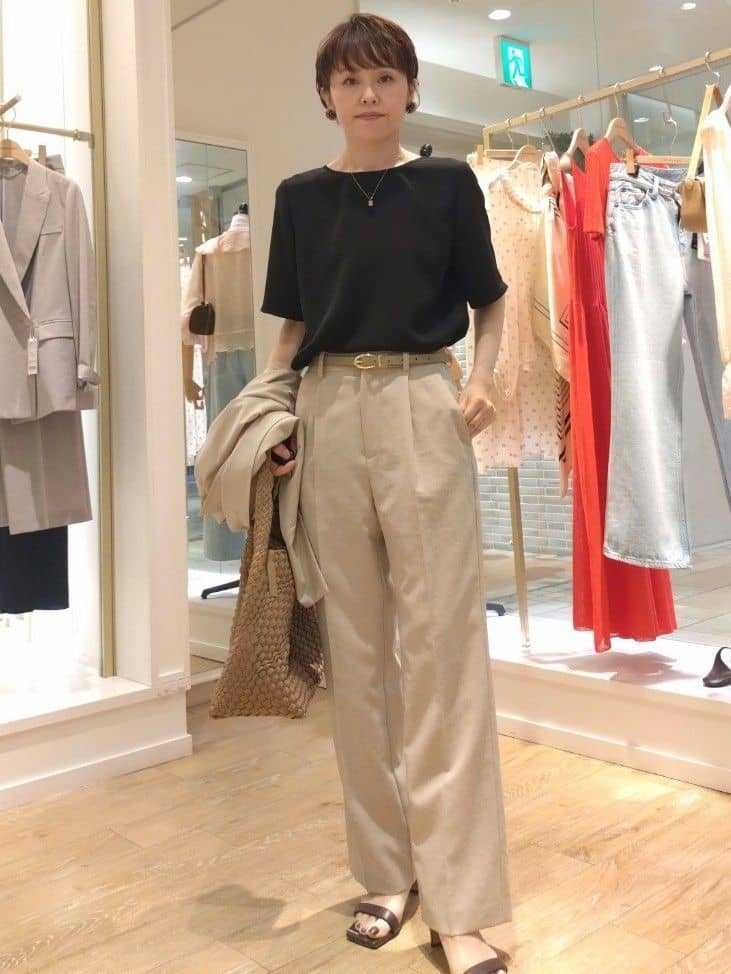 NOLLEY'S | ウォッシャブルダブルクロスTブラウス | Rakuten Fashion