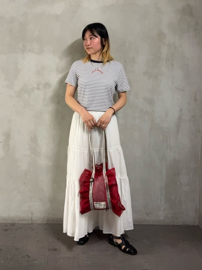 FREAK’S STOREのPETIT BATEAU 別注 ミニロゴTシャツ 全5色を使ったコーディネートを紹介します。｜Rakuten Fashion(楽天ファッション／旧楽天ブランドアベニュー)7046398