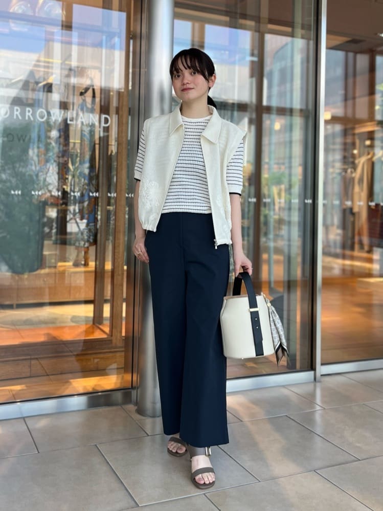 TOMORROWLAND | ドライツイル セミワイドパンツ | Rakuten Fashion