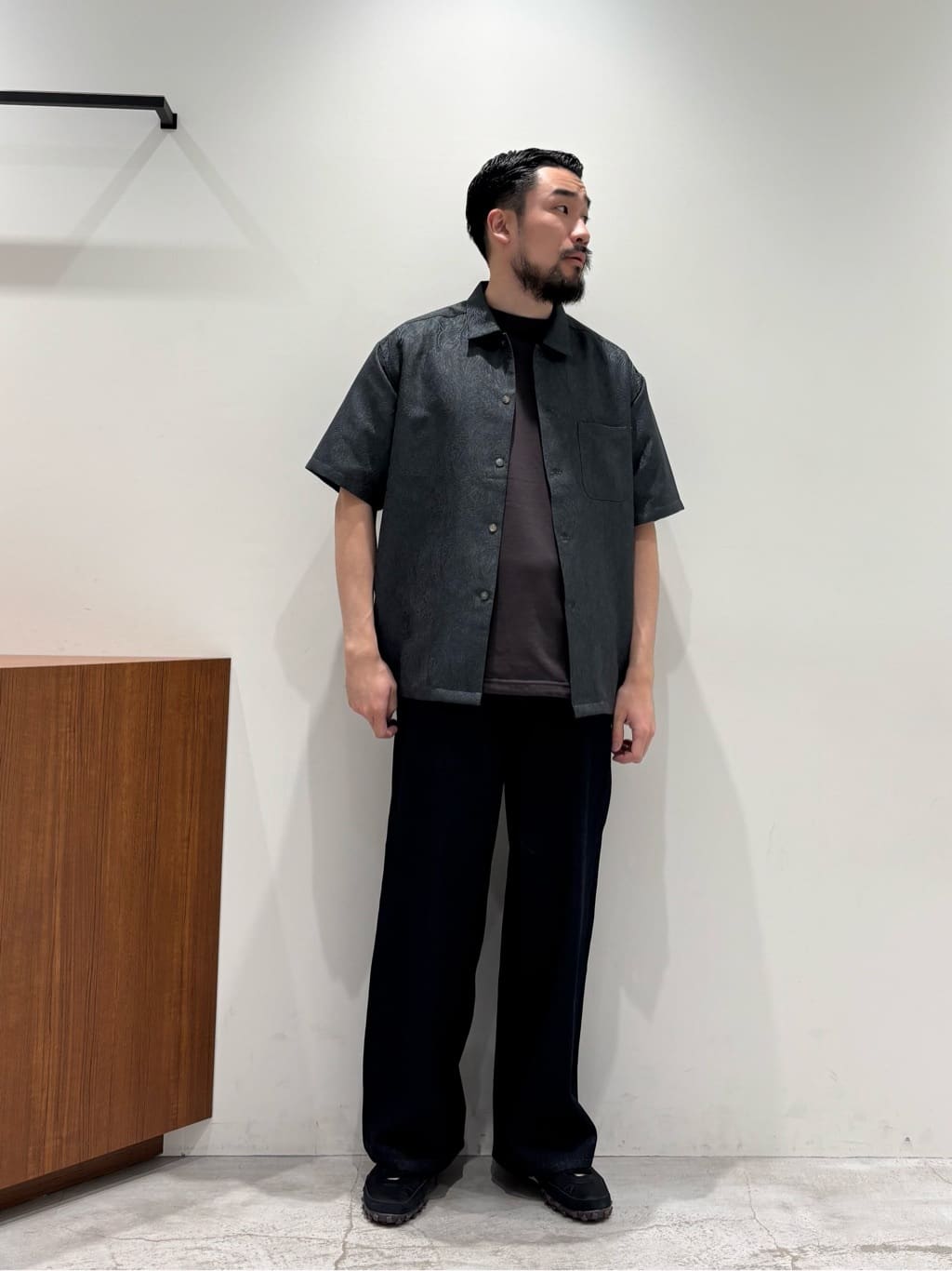 BEAUTY&YOUTH UNITED ARROWS | ジャガード ショートスリーブ シャツ