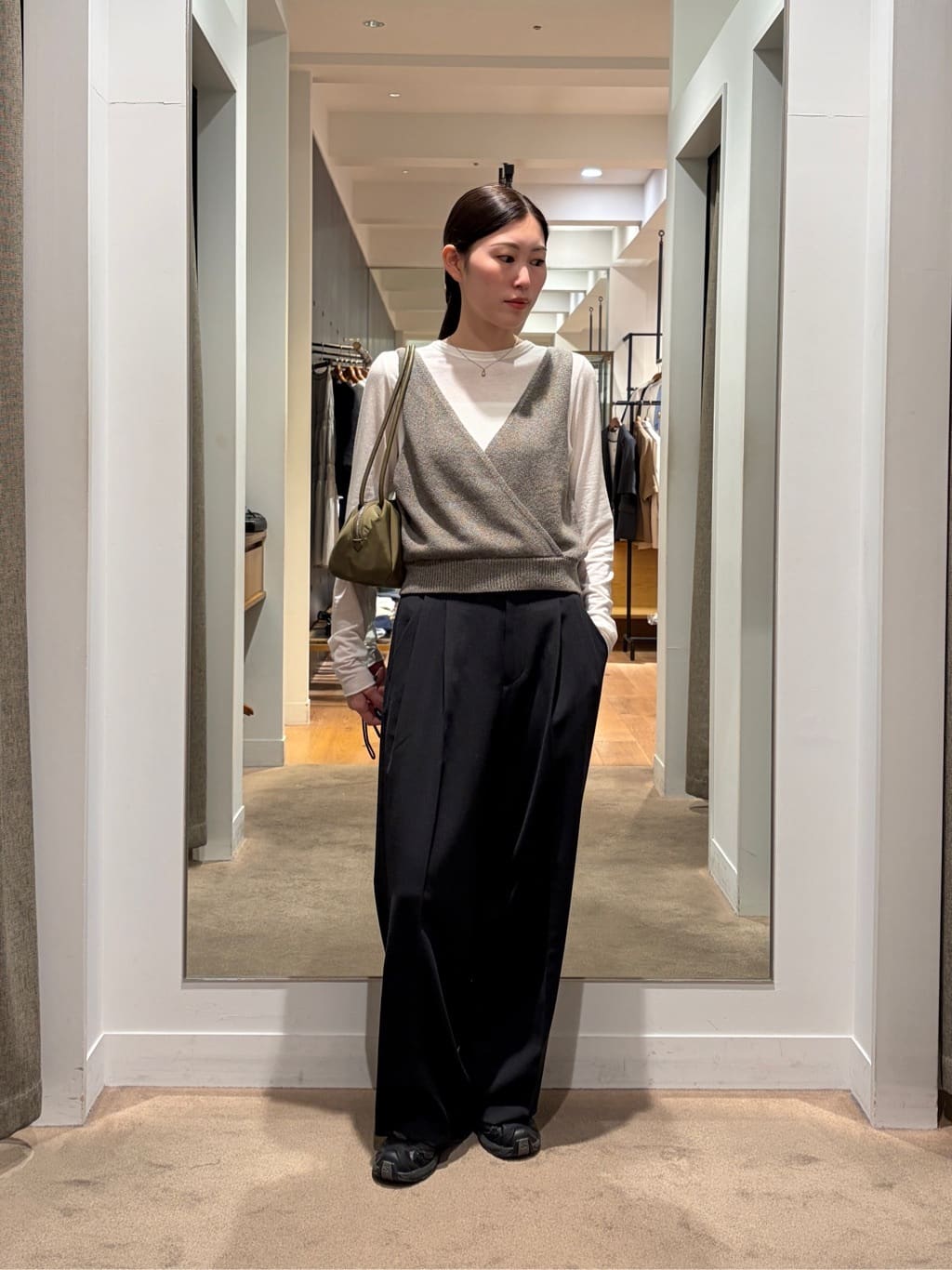 BEAUTY&YOUTH UNITED ARROWS | コットン麻ブレンド カシュクール 2WAY