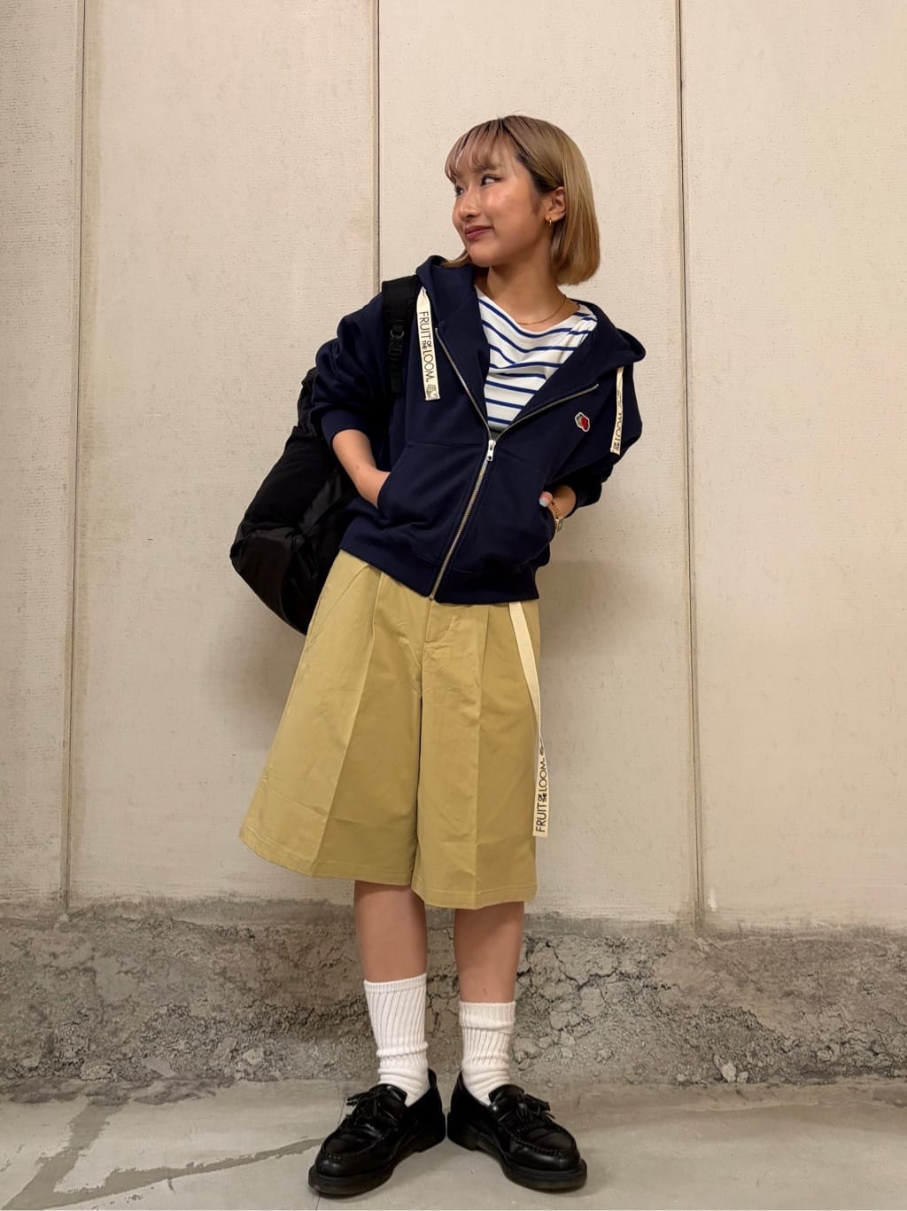 FREAK’S STOREのコットンモダール ボートネック ボーダーロンTを使ったコーディネートを紹介します。｜Rakuten Fashion(楽天ファッション／旧楽天ブランドアベニュー)7049236