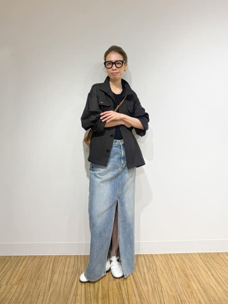 Whim Gazette | デニムスリットスカート | Rakuten Fashion(楽天