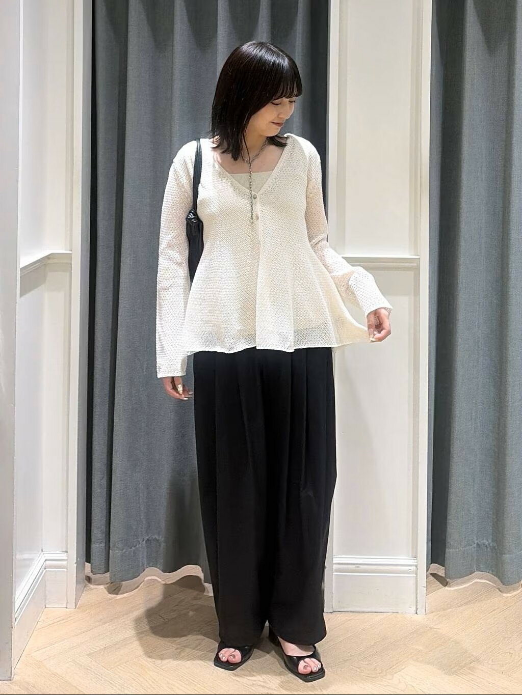 A part by | ペプラムニットカーディガン | Rakuten Fashion(楽天