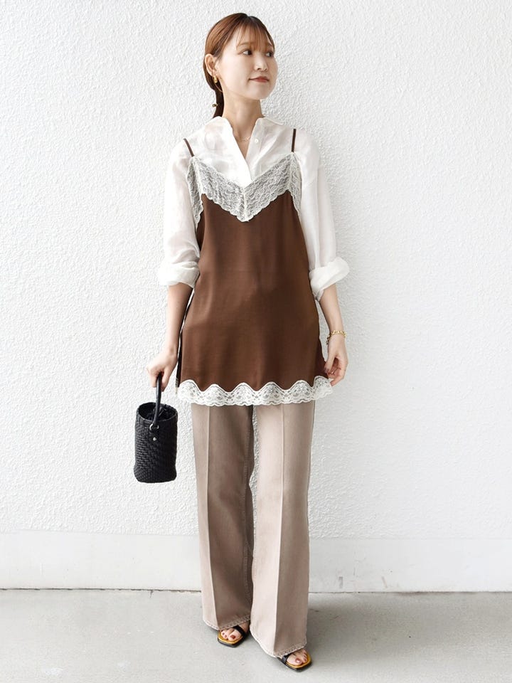 SHIPS | <手洗い可能>レース トリム キャミソール | Rakuten Fashion