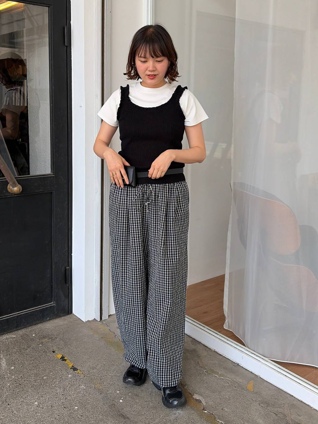 LOWRYS FARM | シアサッカーアソートイージーパンツ | Rakuten Fashion