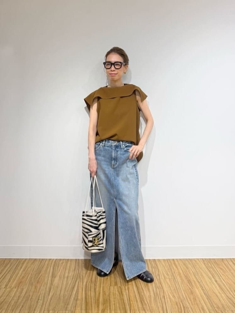 Whim Gazette | デニムスリットスカート | Rakuten Fashion(楽天