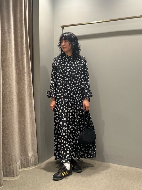 UNITED ARROWS | プリント シャツワンピース -ウォッシャブル