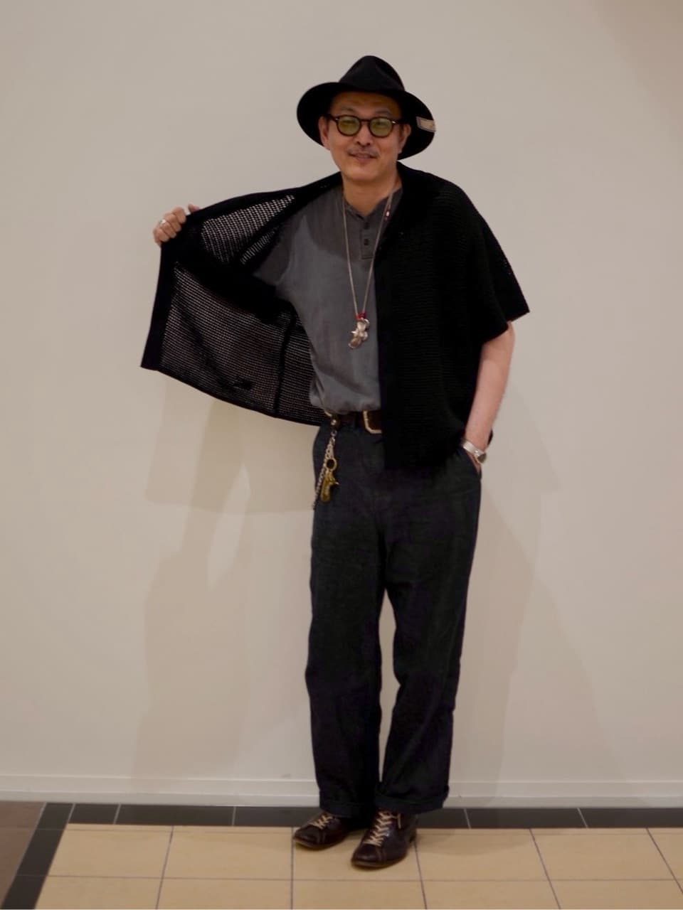 Schott | BLACK SHEEP KNIT SHIRT/ブラックシープ ニットシャツ