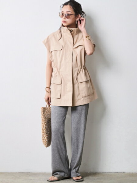 CHIC STYLEのアウトポケットベスト<大きいサイズ有>シックスタイルを使ったコーディネートを紹介します。｜Rakuten Fashion(楽天ファッション／旧楽天ブランドアベニュー)7052964