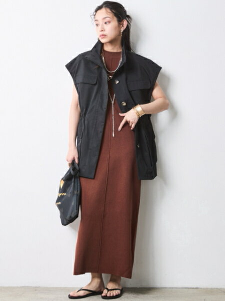 CHIC STYLEのアウトポケットベスト<大きいサイズ有>シックスタイルを使ったコーディネートを紹介します。｜Rakuten Fashion(楽天ファッション／旧楽天ブランドアベニュー)7052998