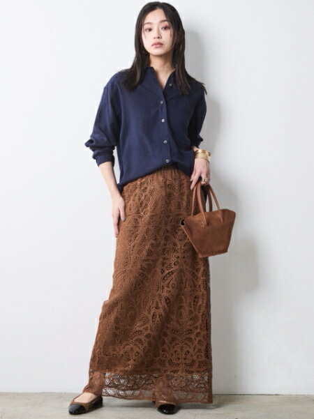 CHIC STYLEのレーヨン麻シャツ<大きいサイズ有>シックスタイルを使ったコーディネートを紹介します。｜Rakuten Fashion(楽天ファッション／旧楽天ブランドアベニュー)7053003