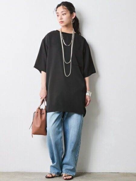 CHIC STYLEのTブラウスチュニック<大きいサイズ有>シックスタイルを使ったコーディネートを紹介します。｜Rakuten Fashion(楽天ファッション／旧楽天ブランドアベニュー)7052994