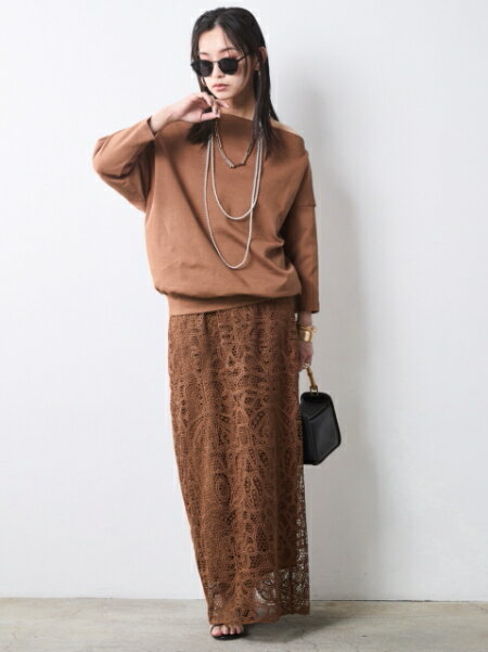 CHIC STYLEのボートネックカットソープルオーバー<大きいサイズ有>シックスタイルを使ったコーディネートを紹介します。｜Rakuten Fashion(楽天ファッション／旧楽天ブランドアベニュー)7053025