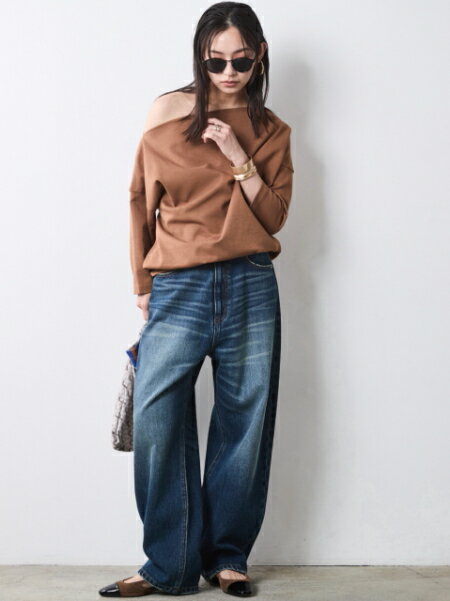 CHIC STYLEのボートネックカットソープルオーバー<大きいサイズ有>シックスタイルを使ったコーディネートを紹介します。｜Rakuten Fashion(楽天ファッション／旧楽天ブランドアベニュー)7053041