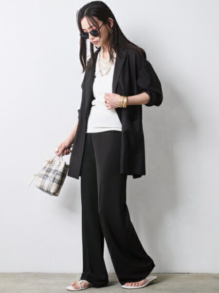 CHIC STYLEのシアーブラウスジャケット<大きいサイズ有>シックスタイルを使ったコーディネートを紹介します。｜Rakuten Fashion(楽天ファッション／旧楽天ブランドアベニュー)7053076