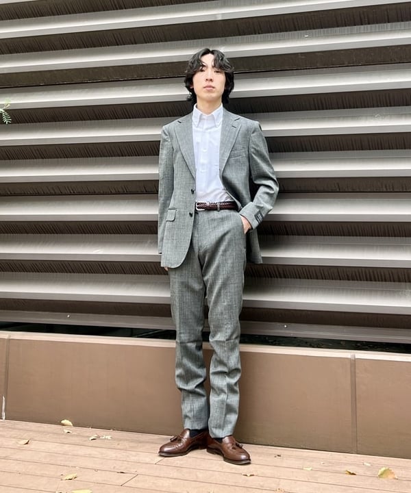 BEAMS HEART | 強撚 ピンヘッド 3ボタン スーツ | Rakuten Fashion
