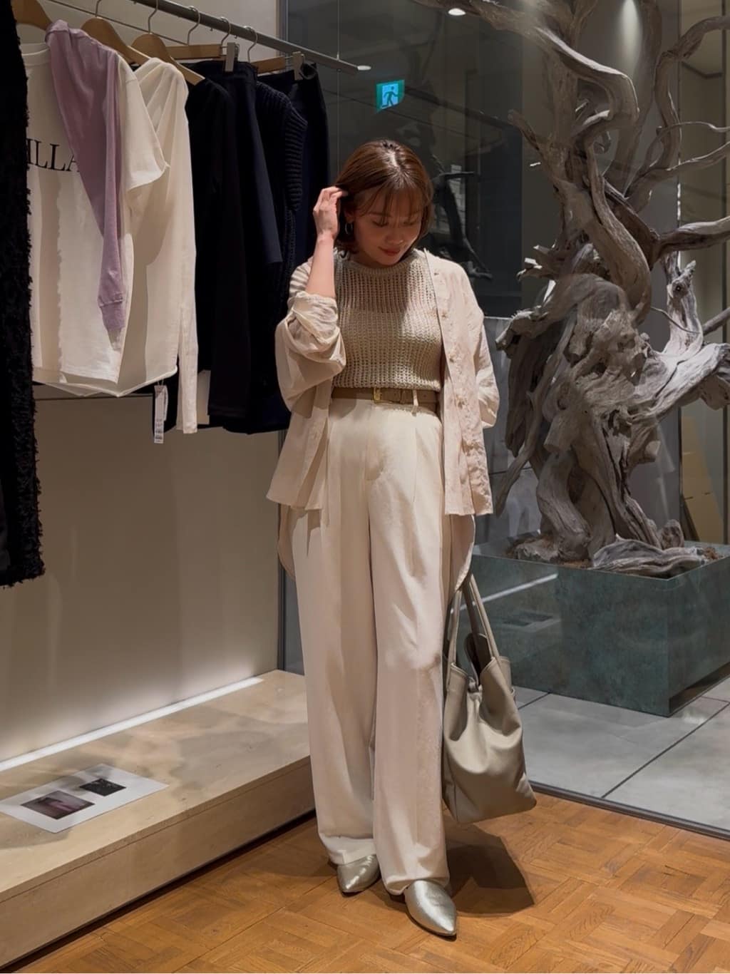 GALLARDAGALANTEの【2WAY】カシュクールローンシャツを使ったコーディネートを紹介します。｜Rakuten Fashion(楽天ファッション／旧楽天ブランドアベニュー)7054332